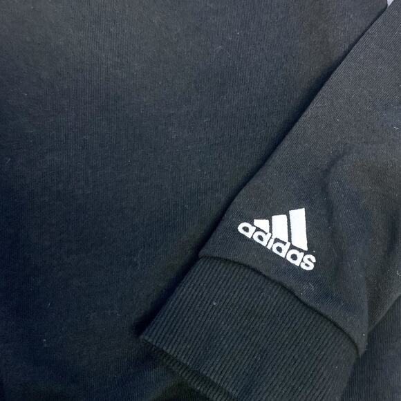 Adidas Women's Essentials Logo Long Sleeve Ribbed Crewneck Sweatshirt Size S - Picture 3 of 8